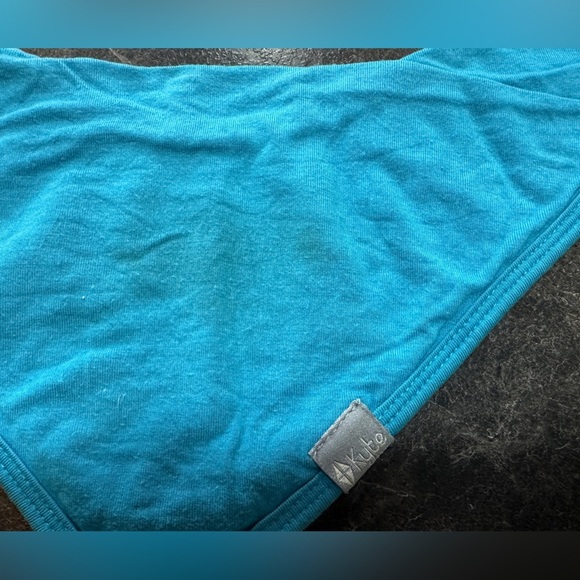 Kyte Baby Bib Lagoon Retired Blue 100% bamboo - Picture 2 of 3